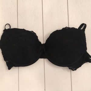 Black Lace Bra